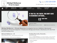Tablet Screenshot of mckeeverpi.com